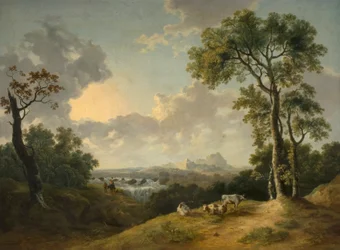 Landskab med et vandfald, 1783